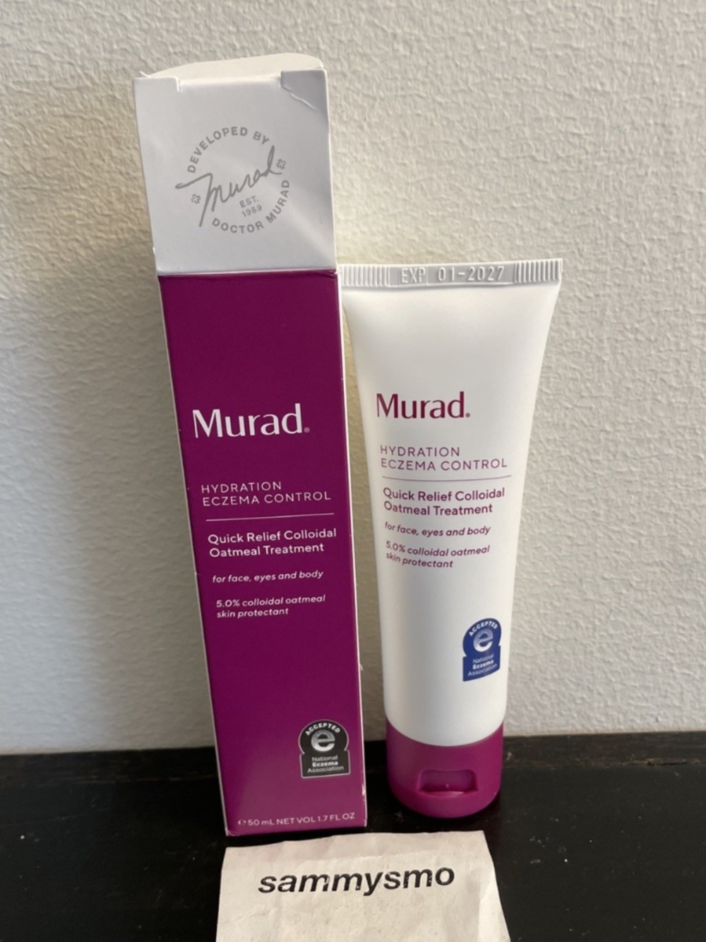 Murad Hydration Eczema control, Quick Relief Colloidal Oatmeal Treatment 1.7